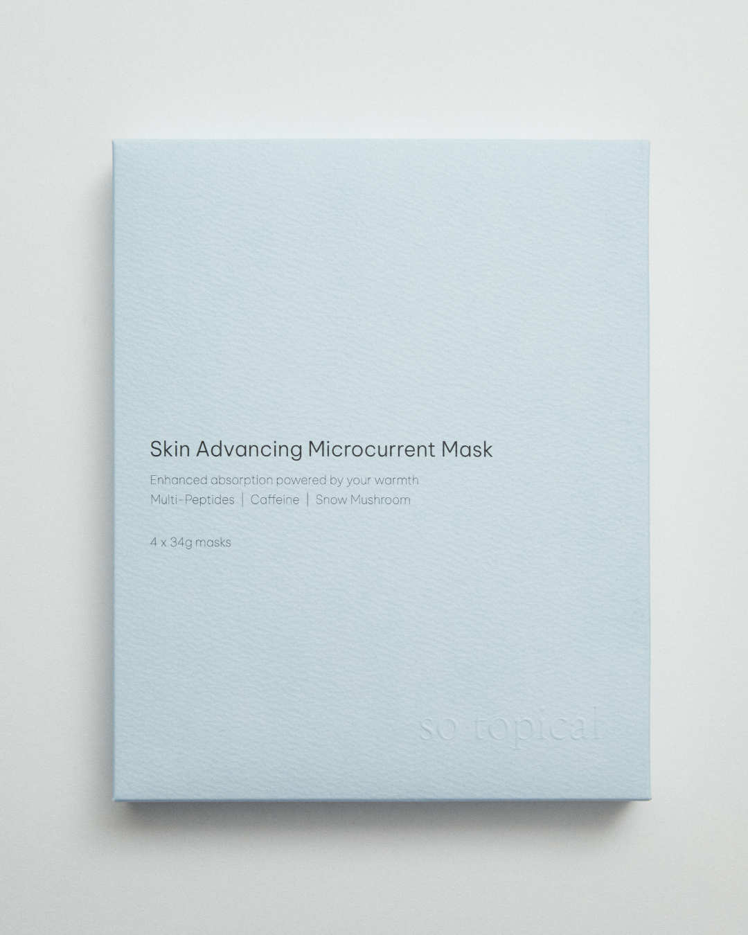 the skin advancing microcurrent mask, pack of four