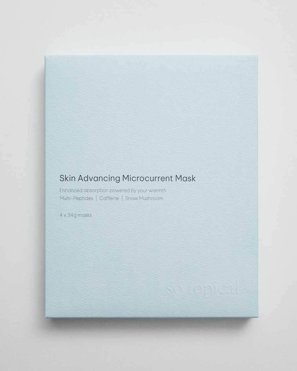the skin advancing microcurrent mask pack