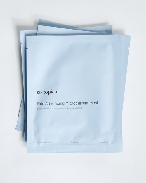 the skin advancing microcurrent mask pack