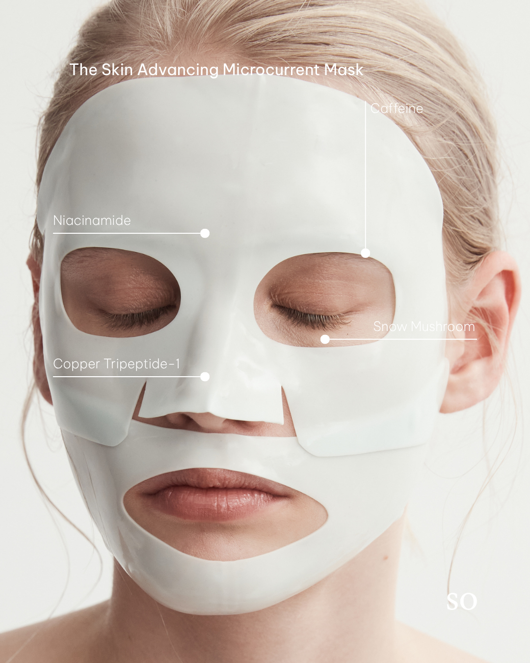 the skin advancing microcurrent mask pack
